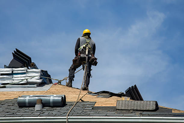 Professional Gutter Installation technician working in Alpha, IL